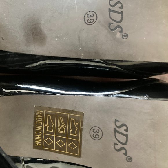 SDS Black Patent Stiletto 39 (8.5 US) - Picture 5 of 11